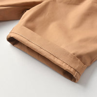 Load image into Gallery viewer, 2 Pieces Set Baby Kid Boys Checked Bow Shirts And Solid Color Shorts Wholesale 211109564
