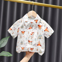 Load image into Gallery viewer, Baby Kid Boys Animals Print Shirts Wholesale 211109565
