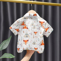 Load image into Gallery viewer, Baby Kid Boys Animals Print Shirts Wholesale 211109565
