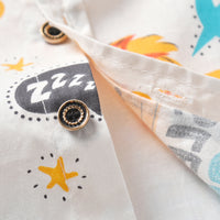 Load image into Gallery viewer, 2 Pieces Set Baby Kid Boys Letters Animals Print Shirts And Solid Color Shorts Wholesale 211109568
