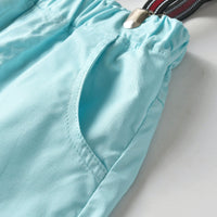 Load image into Gallery viewer, 2 Pieces Set Baby Kid Boys Letters Animals Print Shirts And Solid Color Shorts Wholesale 211109568
