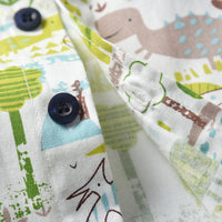 Load image into Gallery viewer, 2 Pieces Set Baby Kid Boys Dinosaur Bow Print Shirts And Solid Color Shorts Wholesale 211109604
