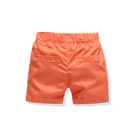 Load image into Gallery viewer, 2 Pieces Set Baby Kid Boys Dinosaur Bow Print Shirts And Solid Color Shorts Wholesale 211109604
