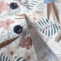 Load image into Gallery viewer, 2 Pieces Set Baby Kid Boys Flower Print Shirts And Plant Shorts Wholesale 211109611
