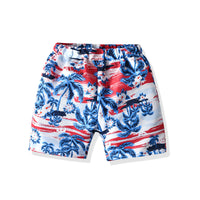 Load image into Gallery viewer, 2 Pieces Set Baby Kid Boys Plant Print Shirts And Graphic Shorts Wholesale 211109612
