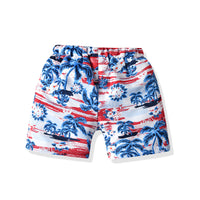 Load image into Gallery viewer, 2 Pieces Set Baby Kid Boys Plant Print Shirts And Graphic Shorts Wholesale 211109612
