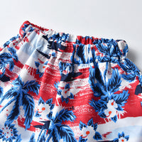 Load image into Gallery viewer, 2 Pieces Set Baby Kid Boys Plant Print Shirts And Graphic Shorts Wholesale 211109612
