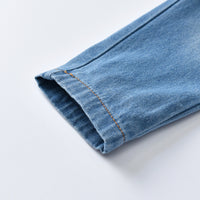 Load image into Gallery viewer, 2 Pieces Set Baby Kid Boys Solid Color Bow Shirts And Jeans Wholesale 211109615
