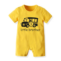 Load image into Gallery viewer, Baby Unisex Letters Car Print Rompers Wholesale 211109621
