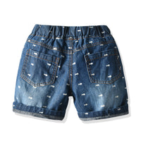 Load image into Gallery viewer, 2 Pieces Set Baby Kid Boys Letters Dinosaur Cartoon Print Shirts And Shorts Wholesale 211109623
