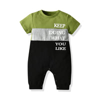 Load image into Gallery viewer, Baby Unisex Letters Color-blocking Jumpsuits Wholesale 211109624
