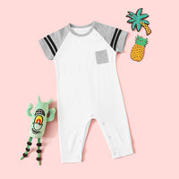 Load image into Gallery viewer, Baby Unisex Letters Color-blocking Jumpsuits Wholesale 211109624
