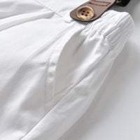 Load image into Gallery viewer, 2 Pieces Set Baby Kid Boys Dressy Checked Bow Shirts And Shorts Suits Wholesale 211109630
