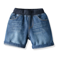 Load image into Gallery viewer, Baby Kid Unisex Solid Color Shorts Jeans Wholesale 211109640
