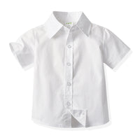 Load image into Gallery viewer, 3 Pieces Set Baby Kid Boys Dressy Bow Vests Waistcoats Shirts And Striped Shorts Suits Wholesale 211109647
