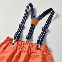 Load image into Gallery viewer, 2 Pieces Set Baby Kid Boys Dressy Birthday Party Checked Bow Shirts And Solid Color Shorts Wholesale 211109650
