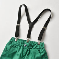 Load image into Gallery viewer, 2 Pieces Set Baby Kid Boys Dressy Birthday Party Checked Bow Shirts And Solid Color Shorts Wholesale 211109651
