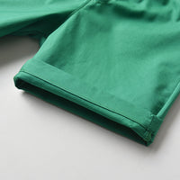 Load image into Gallery viewer, 2 Pieces Set Baby Kid Boys Dressy Birthday Party Checked Bow Shirts And Solid Color Shorts Wholesale 211109651
