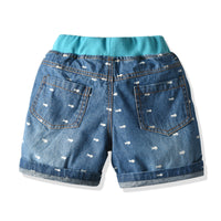 Load image into Gallery viewer, Baby Kid Boys Print Shorts Jeans Wholesale 211109653
