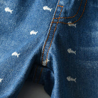 Load image into Gallery viewer, Baby Kid Boys Print Shorts Jeans Wholesale 211109653
