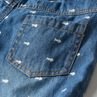 Load image into Gallery viewer, Baby Kid Boys Print Shorts Jeans Wholesale 211109653
