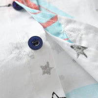 Load image into Gallery viewer, 2 Pieces Set Baby Kid Boys Dressy Birthday Party Star Galaxy Bow Shirts And Solid Color Shorts Wholesale 211109656
