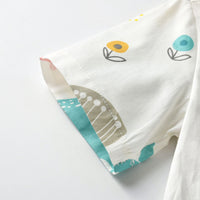 Load image into Gallery viewer, 2 Pieces Set Baby Kid Boys Dressy Birthday Party Animals Bow Print Shirts And Striped Shorts Wholesale 211109664
