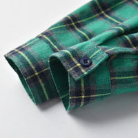 Load image into Gallery viewer, 2 Pieces Set Baby Kid Boys Dressy Birthday Party Checked Bow Shirts And Solid Color Jeans Wholesale 211109680
