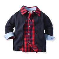 Load image into Gallery viewer, 3 Pieces Set Baby Kid Boys Dressy Birthday Party Checked Bow Shirts And Solid Color Cardigan And Jumpsuits Wholesale 211109686

