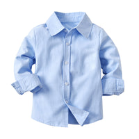 Load image into Gallery viewer, 2 Pieces Set Baby Kid Boys Dressy Birthday Party Bow Shirts And Solid Color Pants Wholesale 211109689
