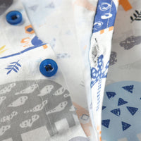 Load image into Gallery viewer, 2 Pieces Set Baby Boys Birthday Party Dinosaur Bow Print Shirts And Solid Color Pants Wholesale 21110971
