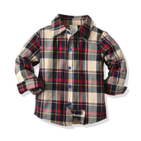 Load image into Gallery viewer, 2 Pieces Set Baby Kid Boys Birthday Party Checked Bow Shirts And Solid Color Jumpsuits Wholesale 21110979
