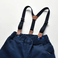 Load image into Gallery viewer, 2 Pieces Set Baby Kid Boys Birthday Party Checked Bow Shirts And Solid Color Jumpsuits Wholesale 21110979
