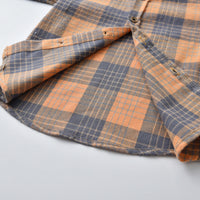 Load image into Gallery viewer, 2 Pieces Set Baby Kid Boys Dressy Checked Shirts And Solid Color Jumpsuits Wholesale 21110984
