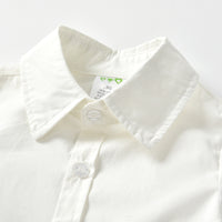 Load image into Gallery viewer, 2 Pieces Set Baby Kid Boys Dressy Solid Color Shirts And Striped Jumpsuits Wholesale 21110993
