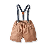 Load image into Gallery viewer, Baby Kid Boys Solid Color Striped Rompers Wholesale 21110995
