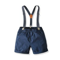 Load image into Gallery viewer, Baby Kid Boys Solid Color Striped Rompers Wholesale 21110995
