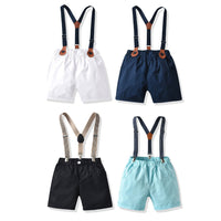 Load image into Gallery viewer, Baby Kid Boys Solid Color Striped Rompers Wholesale 21110995
