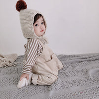 Load image into Gallery viewer, Baby Kid Girls Solid Color Muslin&amp;Ribbed Jumpsuits Wholesale 211111165
