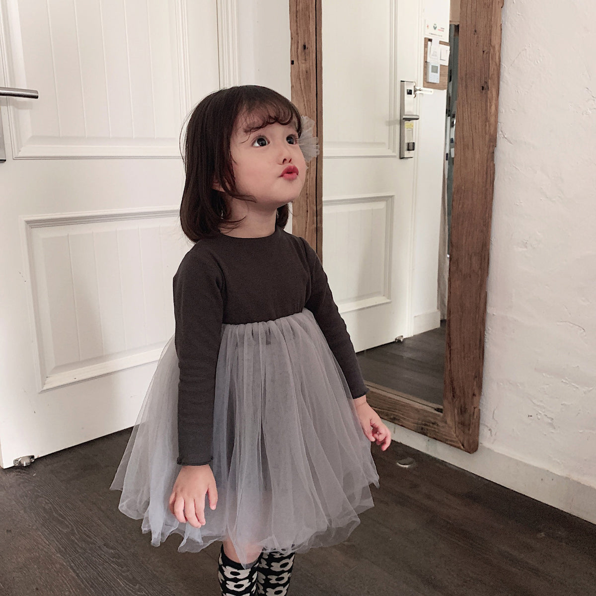 Baby Kid Girls Solid Color Dresses Wholesale 211111181