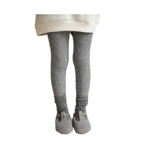 Load image into Gallery viewer, Baby Kid Girls Solid Color Muslin&amp;Ribbed Pants Leggings Wholesale 211111288
