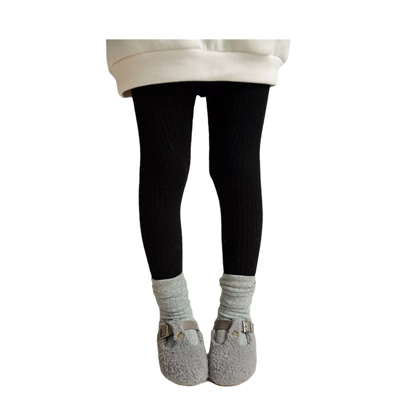 Baby Kid Girls Solid Color Muslin&Ribbed Pants Leggings Wholesale 211111288