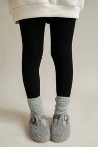 Load image into Gallery viewer, Baby Kid Girls Solid Color Muslin&amp;Ribbed Pants Leggings Wholesale 211111288
