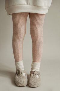 Load image into Gallery viewer, Baby Kid Girls Solid Color Muslin&amp;Ribbed Pants Leggings Wholesale 211111288
