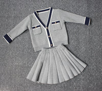 Load image into Gallery viewer, 2 Pieces Set Baby Kid Girls Tops And Solid Color Skirts Wholesale 21111129
