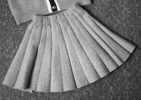 Load image into Gallery viewer, 2 Pieces Set Baby Kid Girls Tops And Solid Color Skirts Wholesale 21111129
