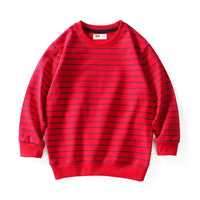 Load image into Gallery viewer, Kid Boys Striped Sports Swearshirts Wholesale 211111370
