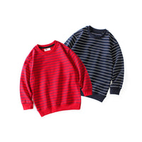 Load image into Gallery viewer, Kid Boys Striped Sports Swearshirts Wholesale 211111370
