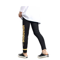 Load image into Gallery viewer, Kid Girls Striped Letters Print Pants Leggings Wholesale 211111405
