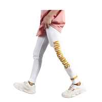 Load image into Gallery viewer, Kid Girls Striped Letters Print Pants Leggings Wholesale 211111405

